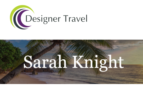 Designer Travel – Sarah Knight
